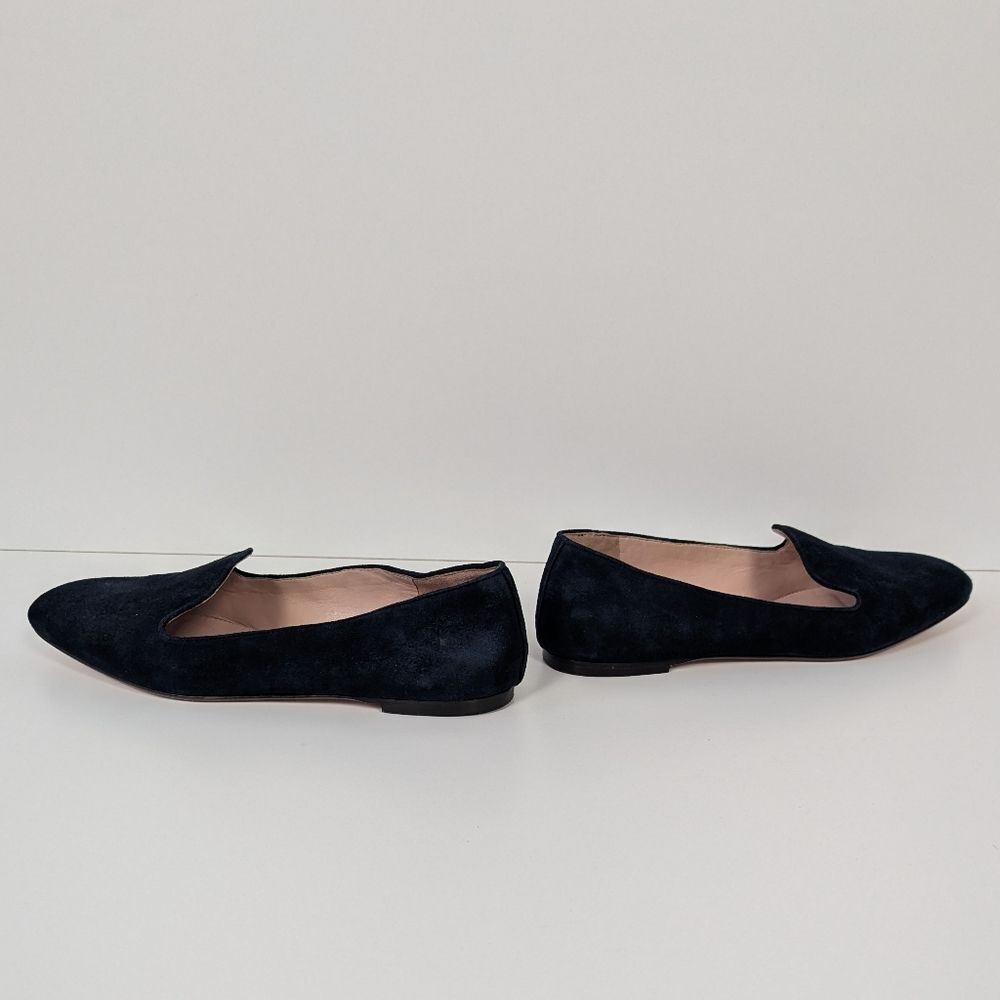 J. Crew Blue Suede Loafers Women's 7.5 - Picture 5 of 9